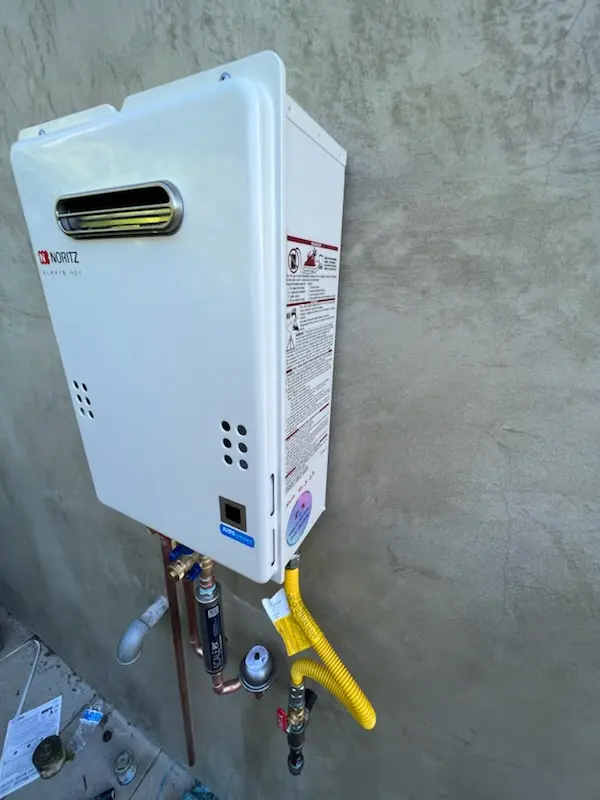Tankless water heater installation for South Row homes